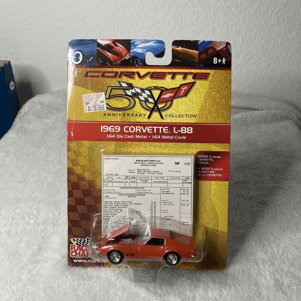 Racing Champions 1/64 1969 Corvette L-88